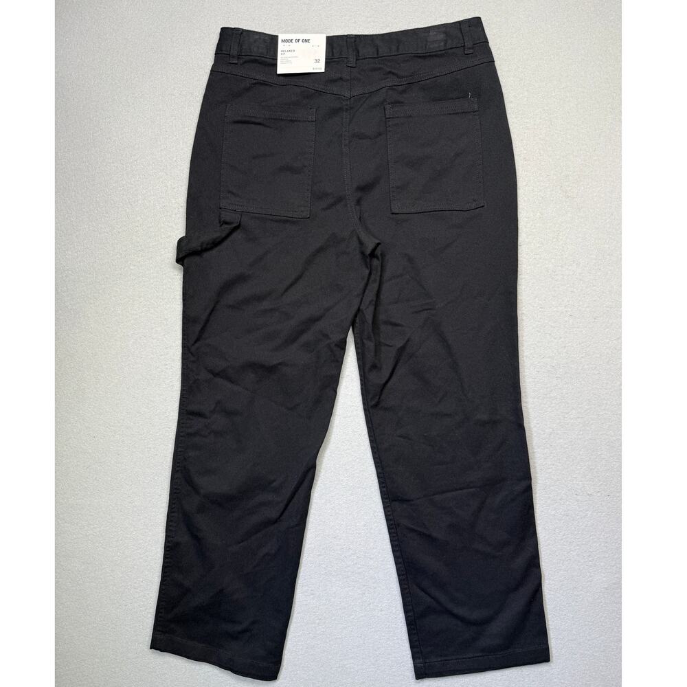 Mode of One Men's Twill Utility Jacket Utility Pants Deep Black 32x31 $60